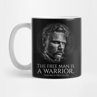 Friedrich Nietzsche - The Free Man Is A Warrior Mug